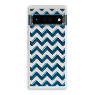 Onderbroken lijn: Google Pixel 6 Pro Transparant Hoesje