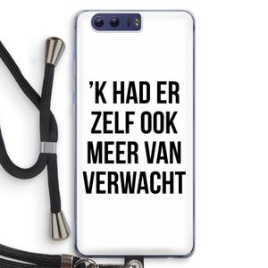 Meer verwacht: Honor 9 Transparant Hoesje met koord