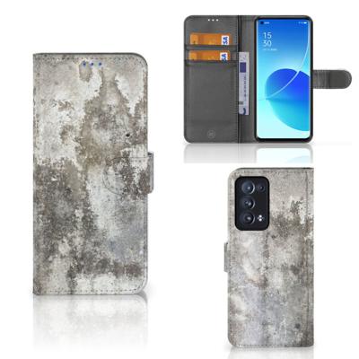 OPPO Reno 6 Pro Plus 5G | Bookcase | Beton Print
