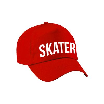 Skater pet rood voor kinderen
