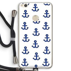 Ankers: Huawei Ascend P8 Lite (2017) Transparant Hoesje met koord