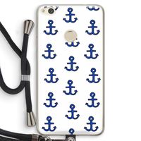 Ankers: Huawei Ascend P8 Lite (2017) Transparant Hoesje met koord