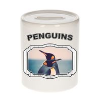 Dieren pinguin spaarpot - penguins/ pinguins spaarpotten kinderen 9 cm