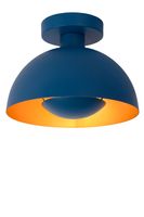 SIEMON Plafonnière Ø 25 cm 1xE27 Blauw