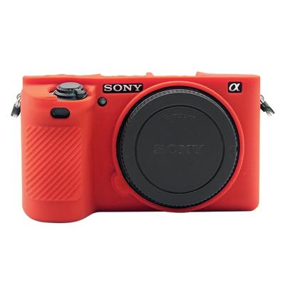 PULUZ siliconen beschermhoes voor Sony ILCE-6500(Red)