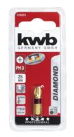 Bit Diamond 25 mm phillips Nr. 3 kaart - Eurofix