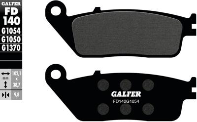 GALFER Brake pad fd140 g1054 organic