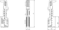 6ES7193-6BP00-0BA0  - Fieldbus mounting frame 0 slot 6ES7193-6BP00-0BA0 - thumbnail