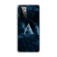 Midnight Marble: Samsung Galaxy A72 Transparant Hoesje