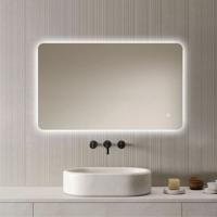 Loxa - Rechthoekige Badkamerspiegel Malaga met led 100x60cm - Dimbaar - 3 Led standen - Condensvrij vlak - Duurzame kwalieit - Eenvoudige installatie