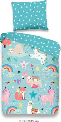 Good Morning babydekbedovertrek moody(100x135cm) - Katoen