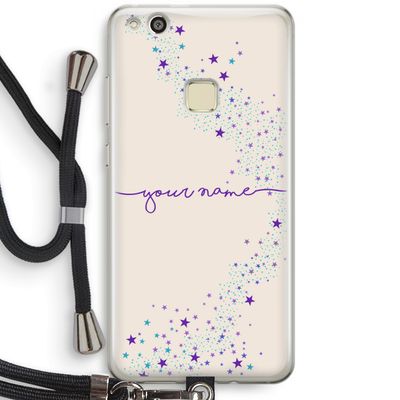 Sterren: Huawei Ascend P10 Lite Transparant Hoesje met koord