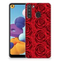 Samsung Galaxy A21 | TPU Case | Red Roses