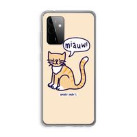 Miauw: Samsung Galaxy A72 Transparant Hoesje