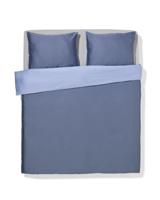 HEMA Dekbedovertrek 200x200/220cm Satijn Blauw (lichtblauw)
