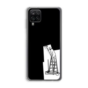 Musketon Painter: Samsung Galaxy A12 Transparant Hoesje
