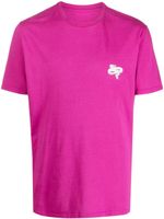 LES HOMMES t-shirt en coton à imprimé peau de serpent - Rose
