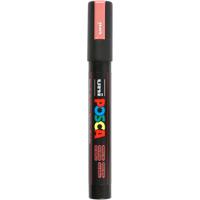 Uni-Posca Posca marker, afm pc-5m, lijndikte 2,5 mm, medium, rood metallic, 1 stuk