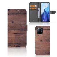 Xiaomi Mi 11 | Book Style Case | Old Wood