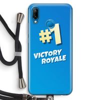 Victory Royale: Huawei P20 Lite Transparant Hoesje met koord