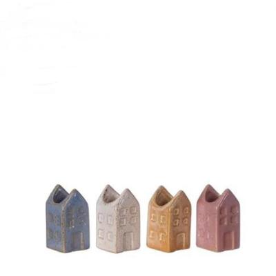 Ideas 4 Seasons Bloemenvaas huisje amsterdam s 3x3x6cm