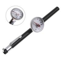 2 stuks sonde type huishoudelijke voedsel thermometers voor het meten van vloeibaar voedsel (zilver zwart)