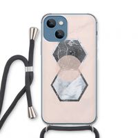 Creatieve toets: iPhone 13 mini Transparant Hoesje met koord