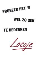 Probeer het &apos;s wel zo gek te bedenken (Paperback)