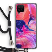 Earth And Ocean: Samsung Galaxy A12 Transparant Hoesje met koord Earth And Ocean: Samsung Galaxy A12 Transparant Hoesje met koord