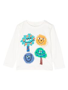 Stella McCartney Kids t-shirt en coton à imprimé graphique - Blanc