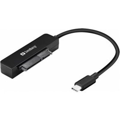 Sandberg 136-37 behuizing voor opslagstations HDD-/SSD-behuizing Zwart 2.5