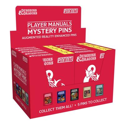 Dungeons & Dragons Pins Blind Box Mystery Mystery Player Manuel Pins Assortment (10)