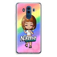 Chibi Maker vrouw: Huawei Mate 10 Pro Transparant Hoesje