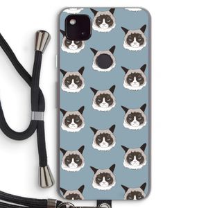It's a Purrr Case: Pixel 4a 5G Transparant Hoesje met koord