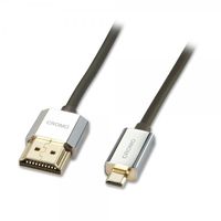 Lindy 1m HDMI/Micro HDMI HDMI kabel HDMI Type A (Standaard) HDMI Type D (Micro) Zwart