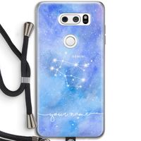 Sterrenbeeld - Licht: LG V30 Transparant Hoesje met koord