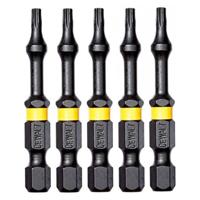 DeWALT DT7393T Extreme Impact Torsion Schroefbits T10 50mm 5 Stuks