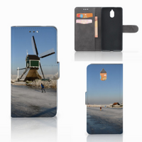 Nokia 3.1 (2018) Flip Cover Schaatsers