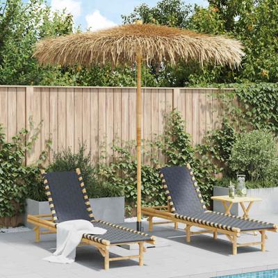 Tiki Paraplu met Bananenblad Luifel 240 cm Bamboe