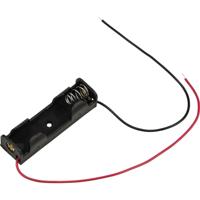 TRU COMPONENTS TC-13220604 Batterijhouder Aantal cellen: 1 AA (penlite) Kabel (l x b x h) 58.9 x 17 x 14.2 mm