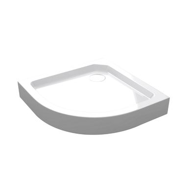 Douchebak Opbouw Best Design Project Kwartrond 80x80x14 cm Hoogglans Wit