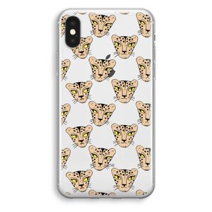Tijger: iPhone XS Transparant Hoesje