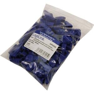 LogiLink MP0008 Knik beveiligingshuls voor RJ45 Blauw 100 stuk(s)