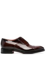 Santoni chaussures oxford en cuir - Marron - thumbnail