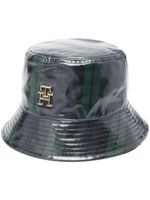 Tommy Hilfiger patent tartan bucket hat - Noir - thumbnail