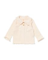 HEMA Baby T-shirt ajour vlinder ecru (ecru)