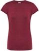 JHK 152 Ladies´ Regular Comfort T-Shirt - Burgundy Heather - XL