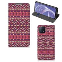 OPPO A73 5G | Hoesje met Magneet | Aztec Paars