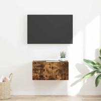 TV Wandkast Gerookt eiken 60 x 31 x 29.5 cm Bewerkt hout