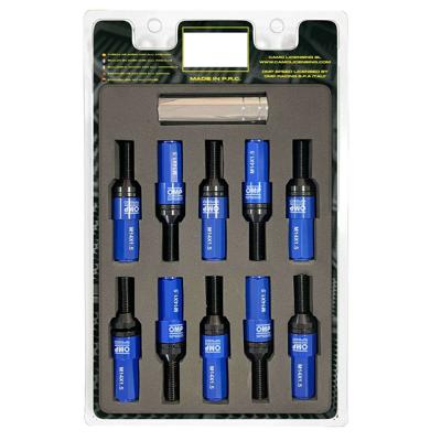 Schroevenkit OMP OMPS09981407 28 mm Blauw M14 x 1,50